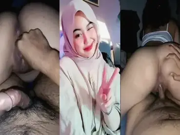 Ukhti Farhani TikTokers Jilbab Ketat Dihajar Crot Dalam 4K